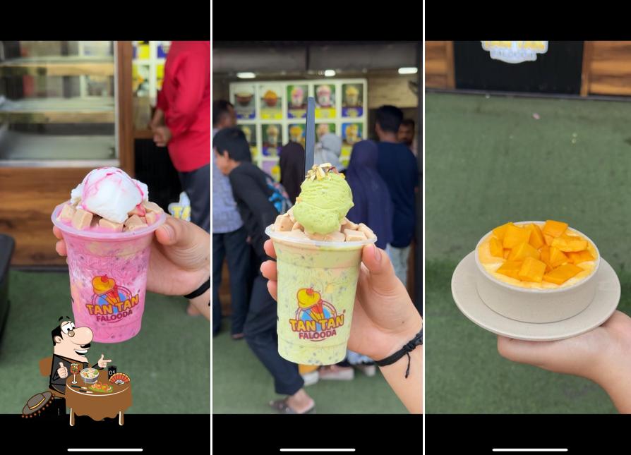 Food at Tan Tan Falooda