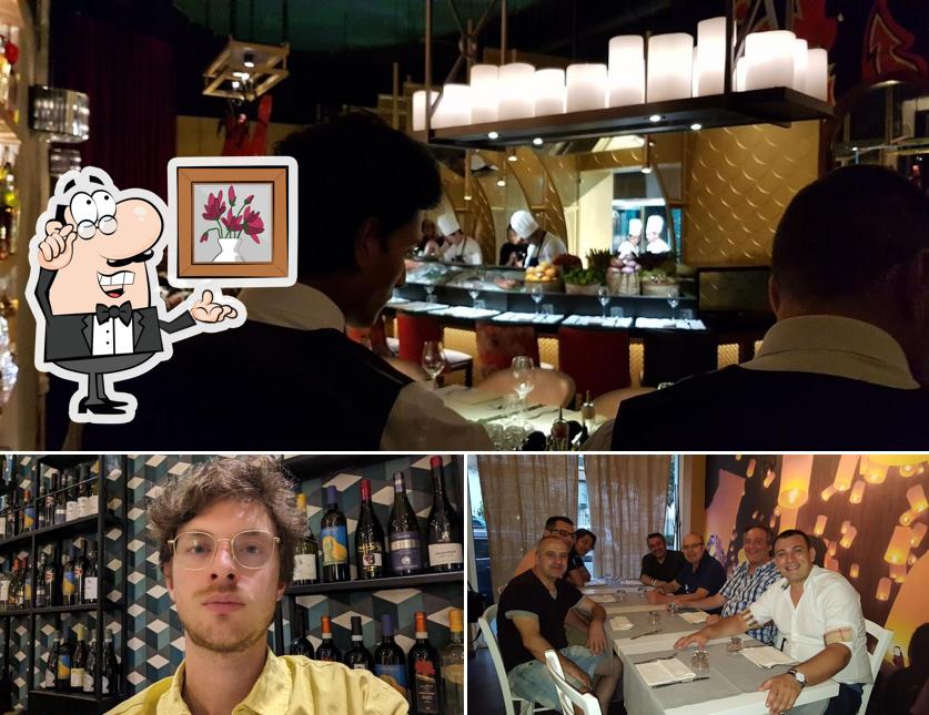 Gli interni di The Fish Ristopescheria - Milano