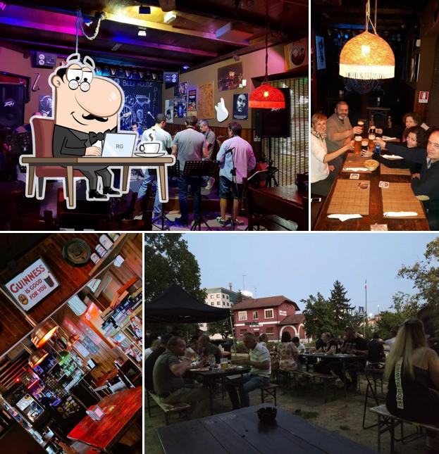 Gli interni di Tuxedo Beer House