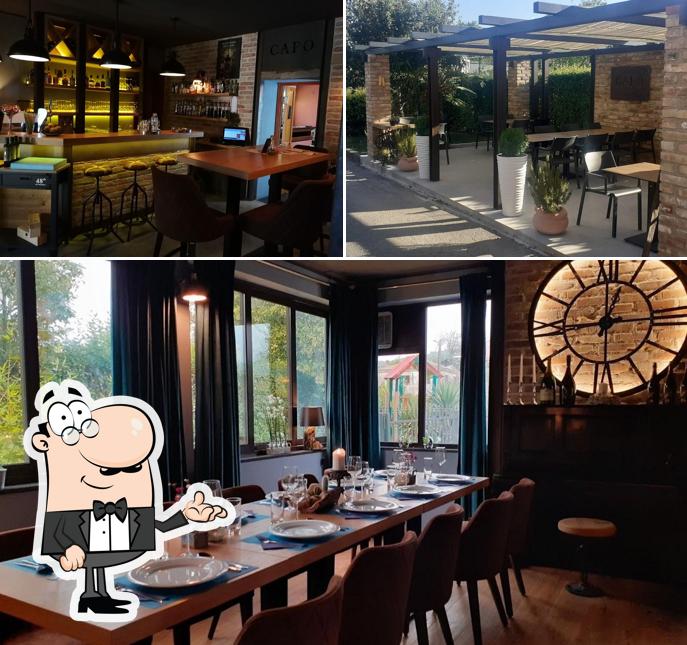 Gli interni di Konoba i pizzeria Capo