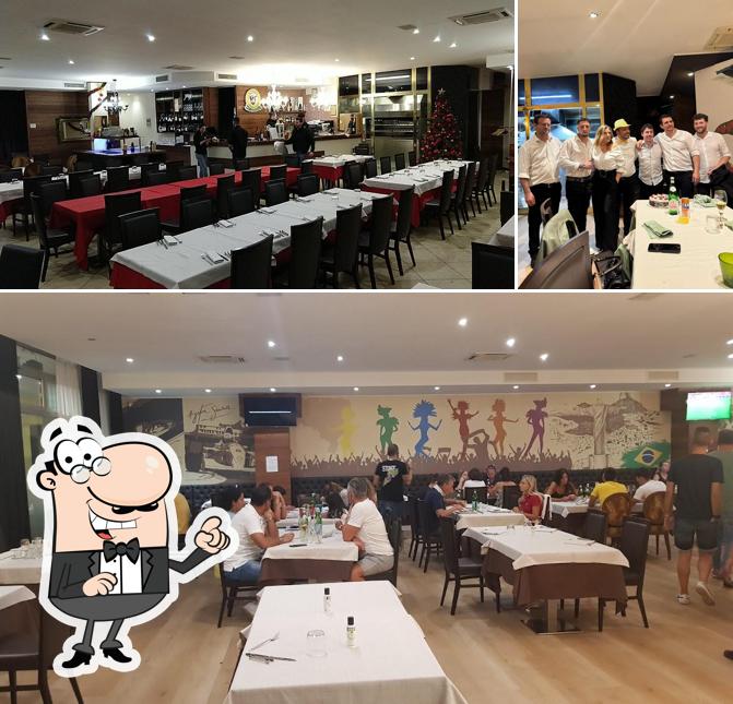 Gli interni di Angus Churrascaria