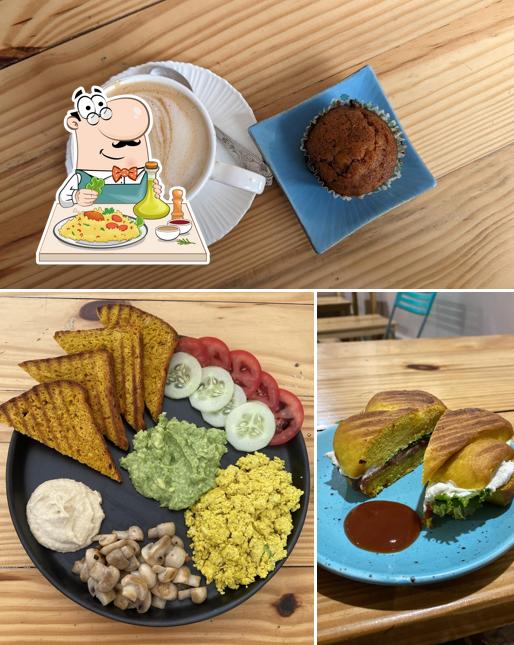 Meals at Cookie Lady speciality coffee plant based