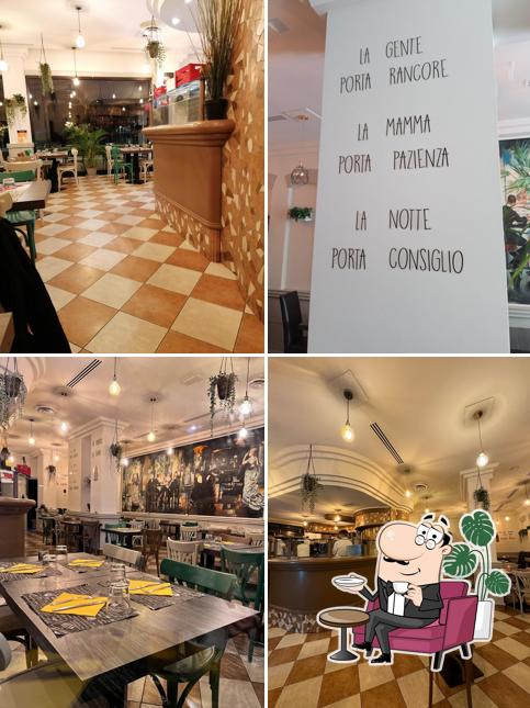 Gli interni di La Meta ristopizza