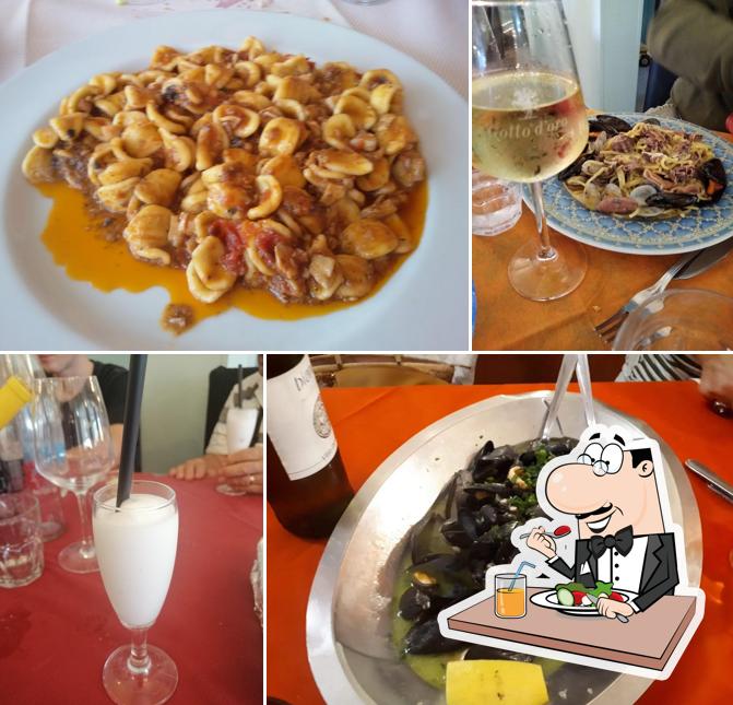Cibo al Ristorante "La Scogliera"