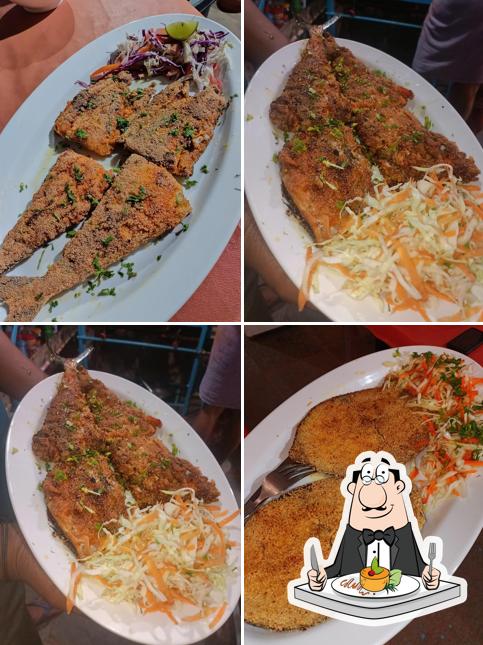 Fried fish at Bistro Sun & Sea Beach Shack Cafe