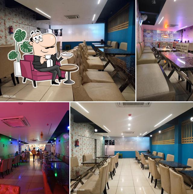The interior of TRT BAR - The Rich Table Best Bar and Restaurant in Lucknow
