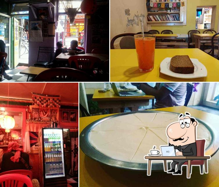 The interior of Hot yak restaurant
