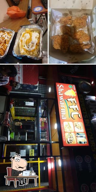 The interior of FFC Shawarma