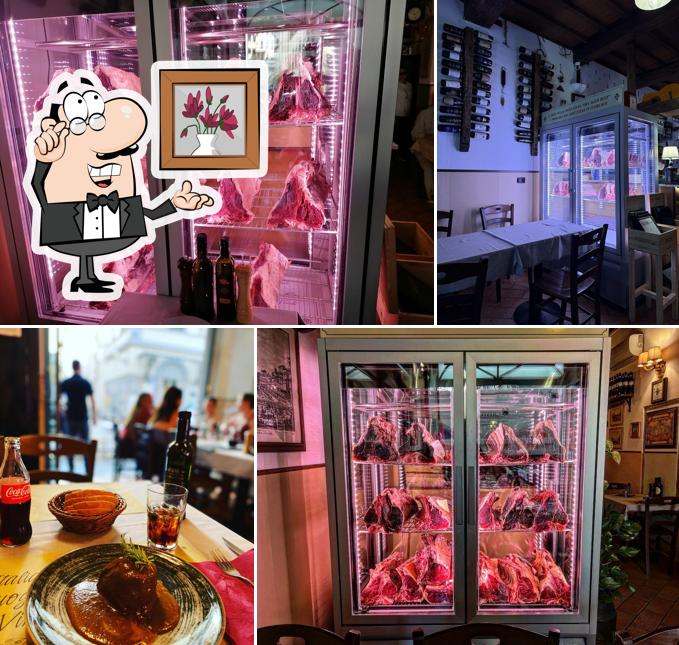 Gli interni di Trattoria Verdi Firenze