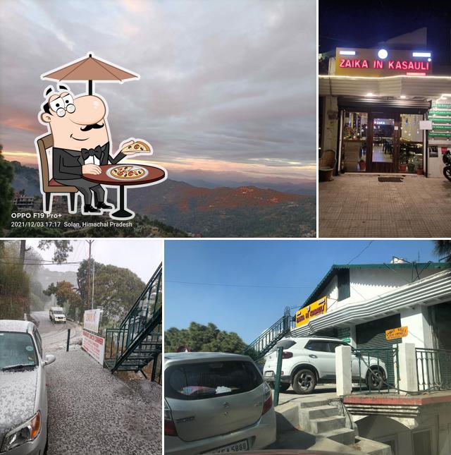 The exterior of Chandel's Zaika In Kasauli