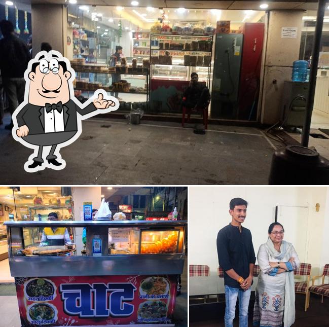 The interior of Mithai Wala Sweets Shop