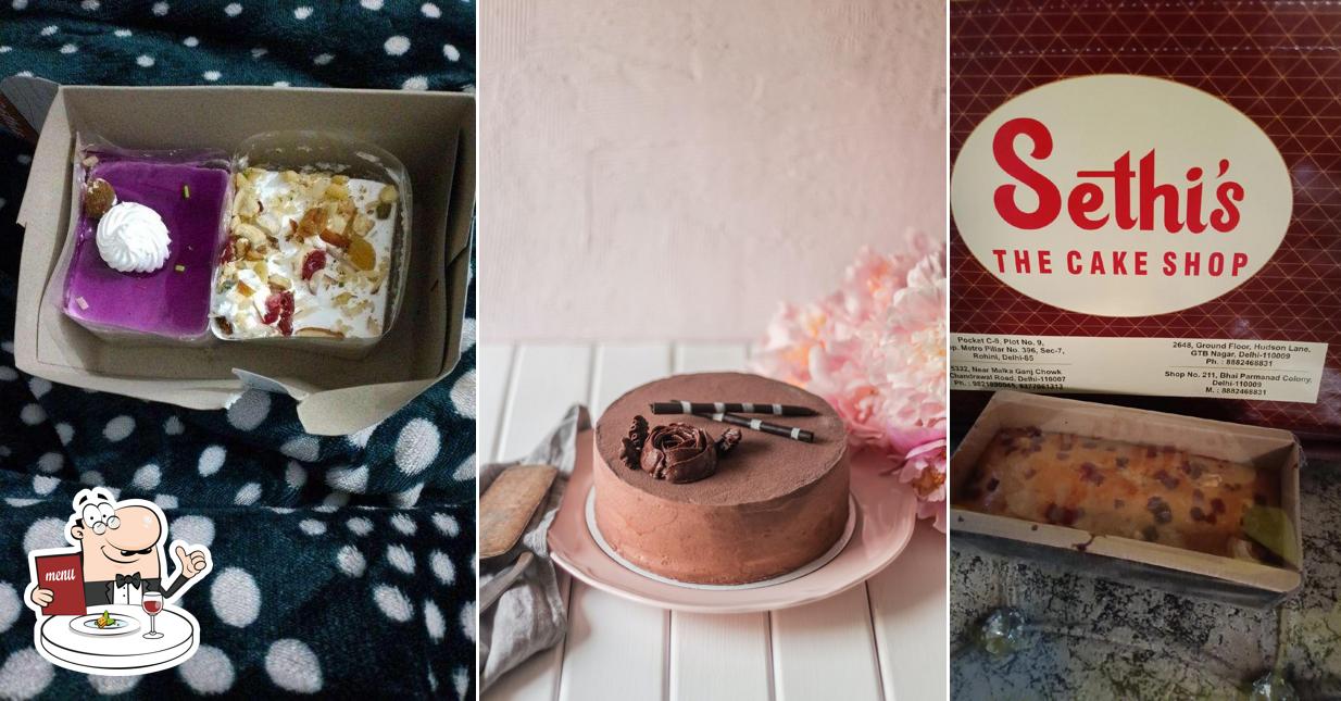 Food at Sethi's The Cake Shop