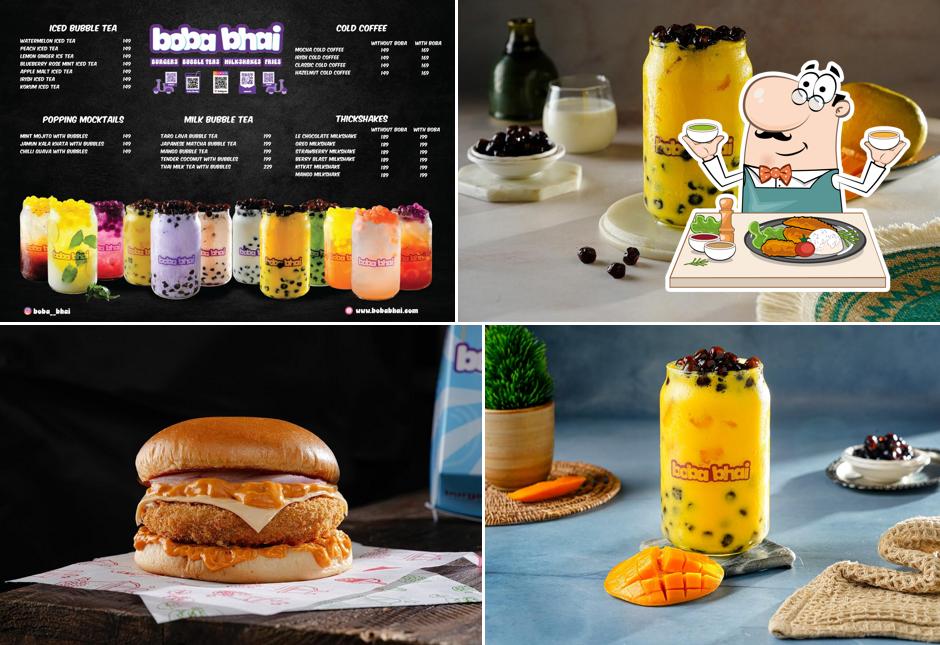 Food at Boba Bhai - Bubble Tea, Korean Food, Korean Burger, Korean Fried Chicken, Boba Milkshake, Boba Matcha Tea, Taro Bubble Tea
