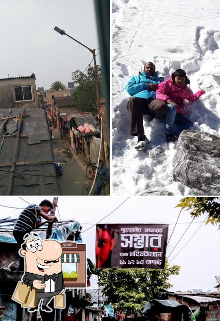 You can get some fresh air at the outside area of Club