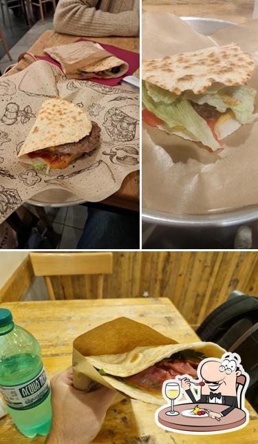 Questa è la foto che raffigura la cibo e interni di Piadineria Giangusto - The wow side (ex Centro Leonardo)