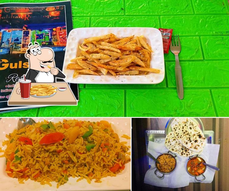 French fries at Gulshan Restaurant
