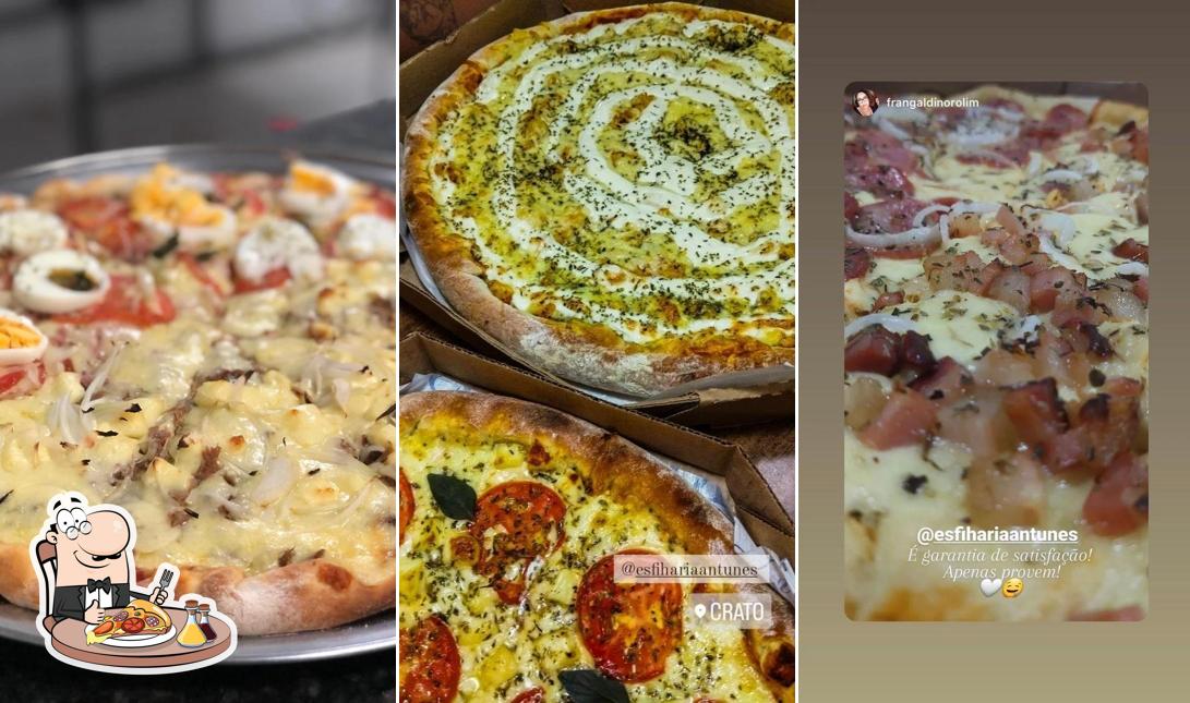 Consiga pizza no Esfiharia Antunes