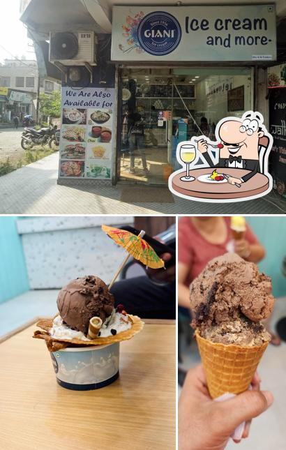 Check out the picture depicting food and exterior at Giani Ice-cream