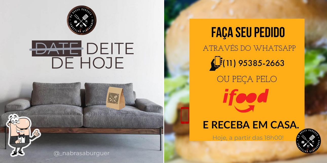 O interior do Na brasa burger jhou