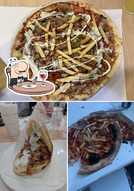 Panino con maiale stirato al Pizzeria Cavalleggeri
