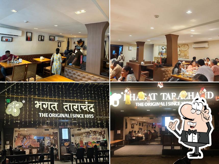Take a seat at one of the tables at Bhagat Tarachand Ghatkopar