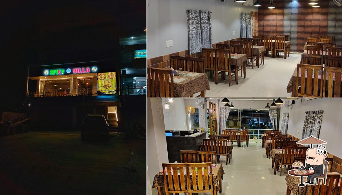The exterior of Spicy Villa Restaurant