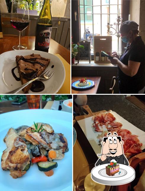 Torta al cioccolato al Osteria La Frasca