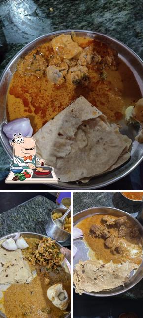 Chicken curry at Andhra Mess