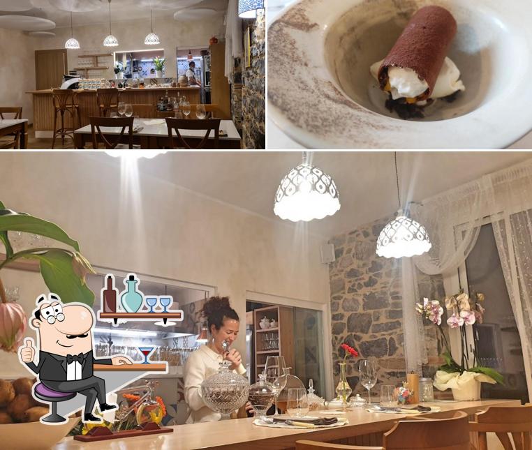 La foto della interni e cibo di Casa Buono
