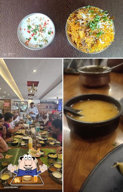 Food at Hotel RRR Amaravathi A/C