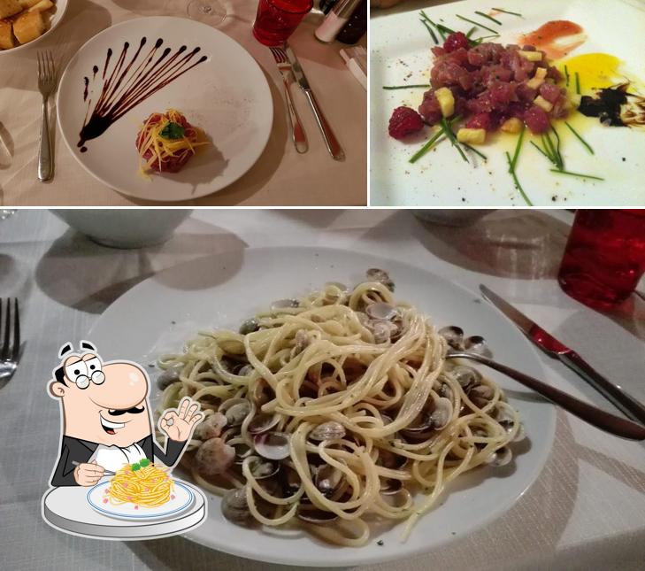 Spaghetti alla carbonara al Storie di Mare e di Pesci Volare