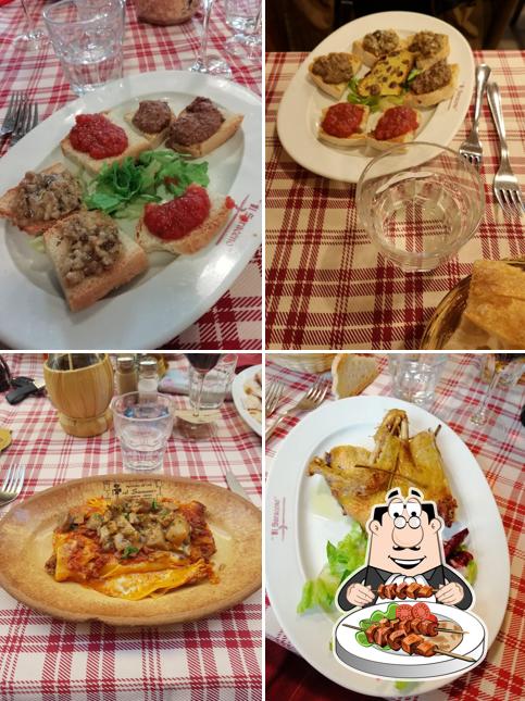 Cibo al Trattoria Il Saraceno