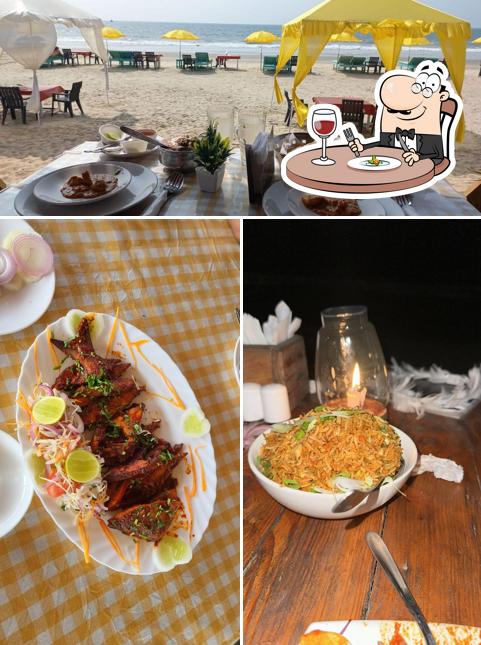 Food at Valonias Sea View Beach Shack