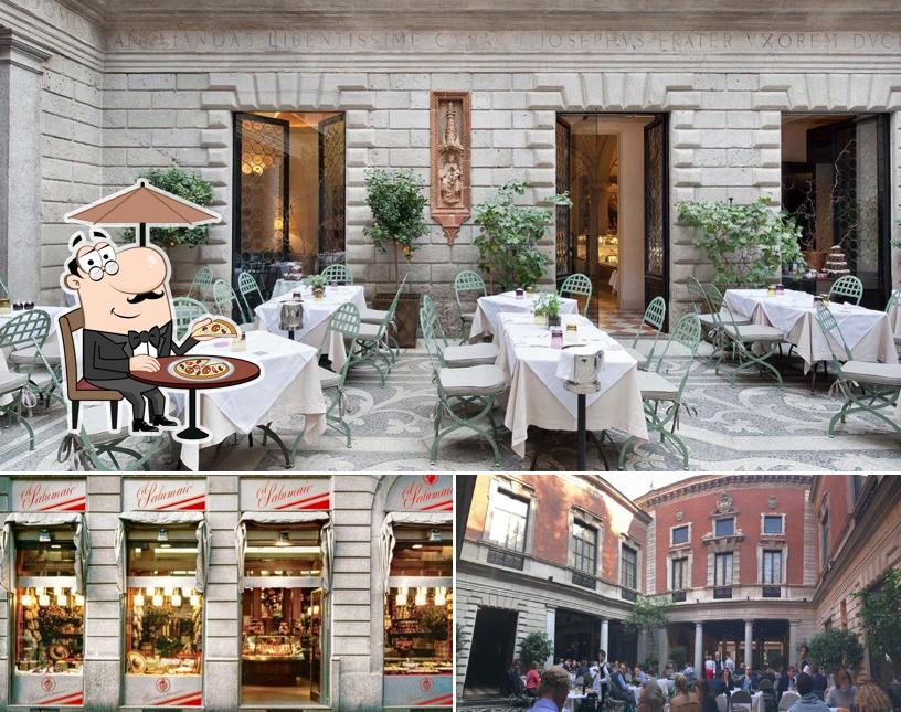 La immagine di esterno e interni da Il Salumaio di Montenapoleone