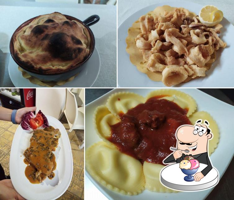 Ristorante al giardino serve un'ampia selezione di dolci