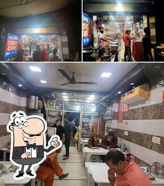 Check out the picture showing interior and food at Shankar Dhaba - Jawalamukhi Temple