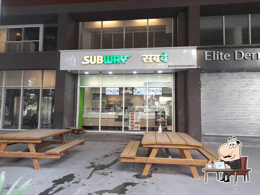 The interior of Subway Rustomjee Thane
