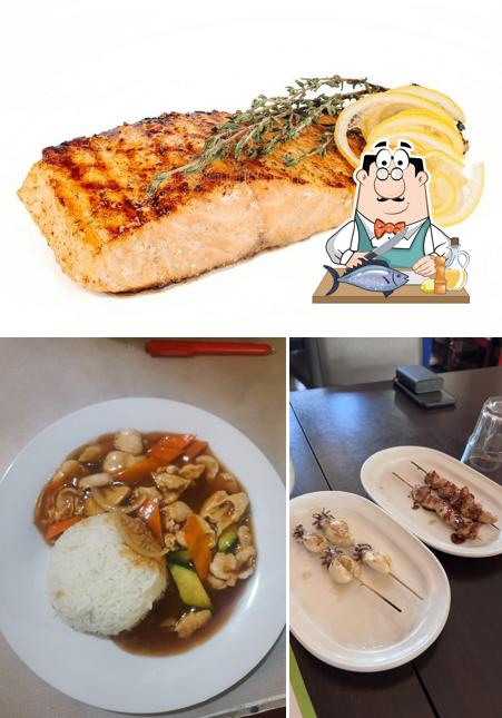 Salmone grigliato al Sushi Bejjing Town