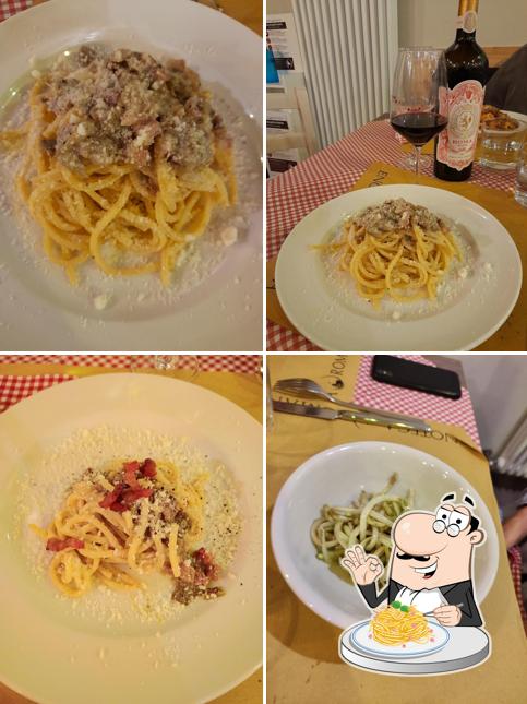Spaghetti alla carbonara al Enoteca Romana
