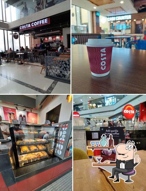 Check out how Costa Coffee looks inside