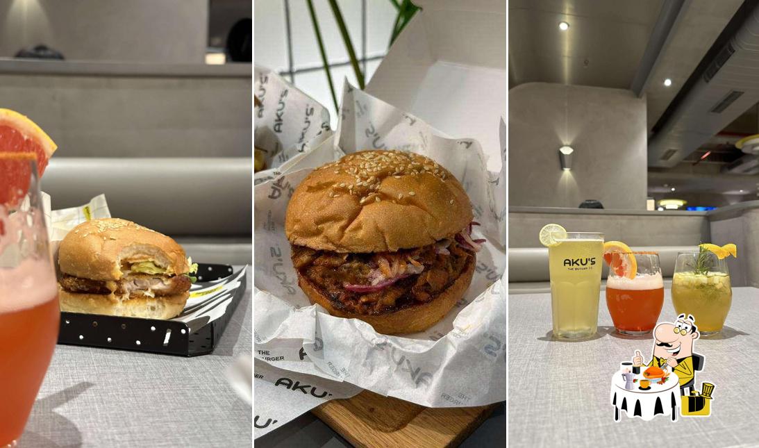 Pulled pork sandwich at AKU'S - The Burger Co. Vasant Vihar