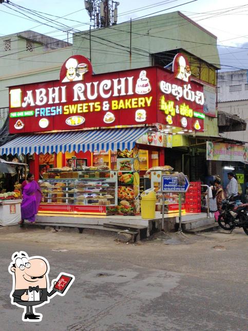 The exterior of Abhi Ruchi Sweets & Bakery