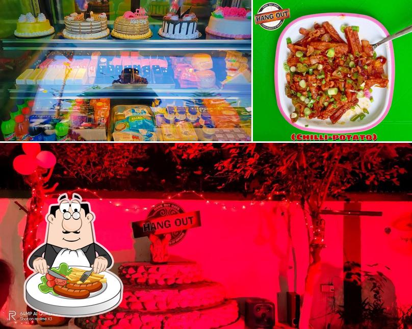 Food at Hangout Cafe & Restro