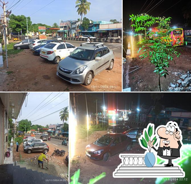Check out how Saravanas Hotel looks outside