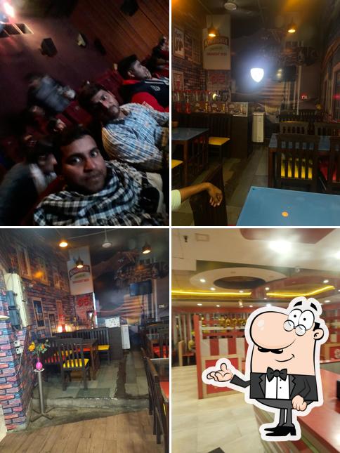 The interior of Munchys Restaurant Mittal mall bathinda