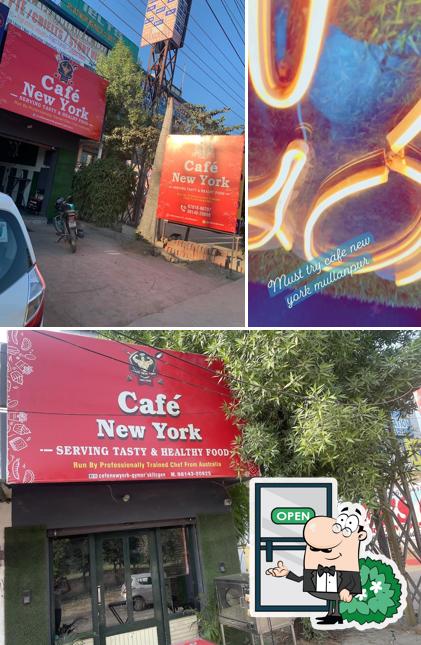 The exterior of Cafe New York