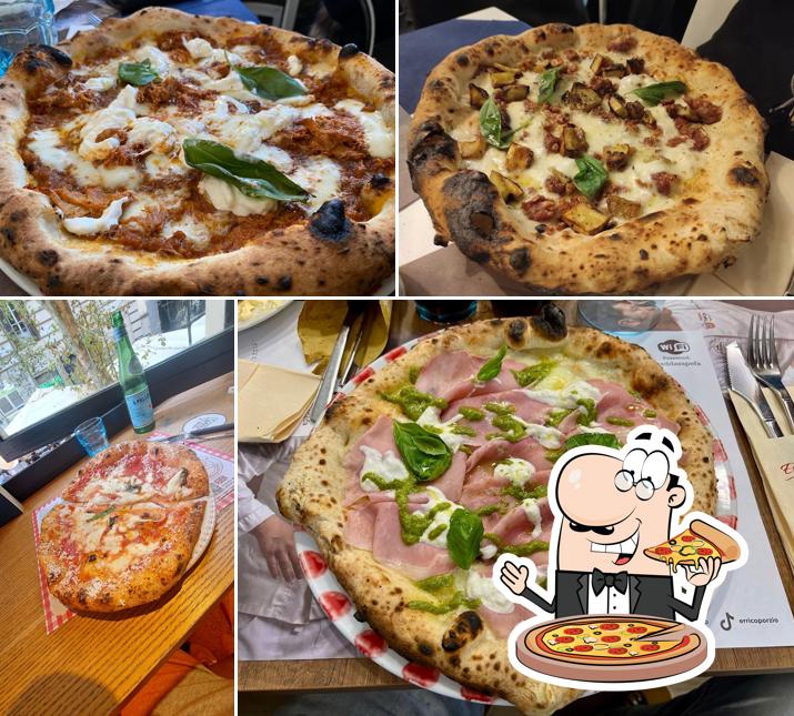 A Pizzeria Errico Porzio Vomero, puoi ordinare una bella pizza