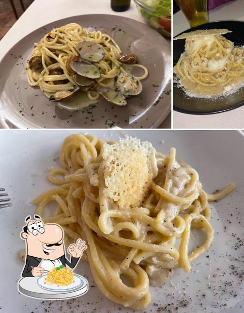 Spaghetti alla carbonara al La cantina di Cesare -Osteria-
