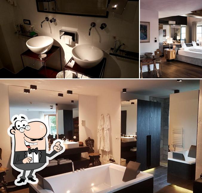 Gli interni di Romantik Hotel Turm