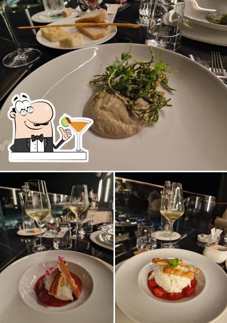 Tra le varie cose da THE FLOOR Riccione - Ristorante Panoramico Fine Dining si possono trovare la bevanda e cibo
